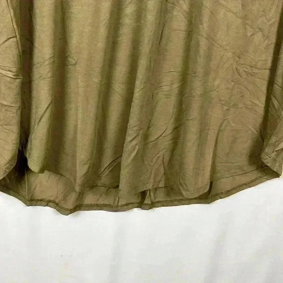 Zenana Women’s Tunic Olive Green 1X Animal Print Pocket Pullover Super Soft NWOT - Picture 5 of 10